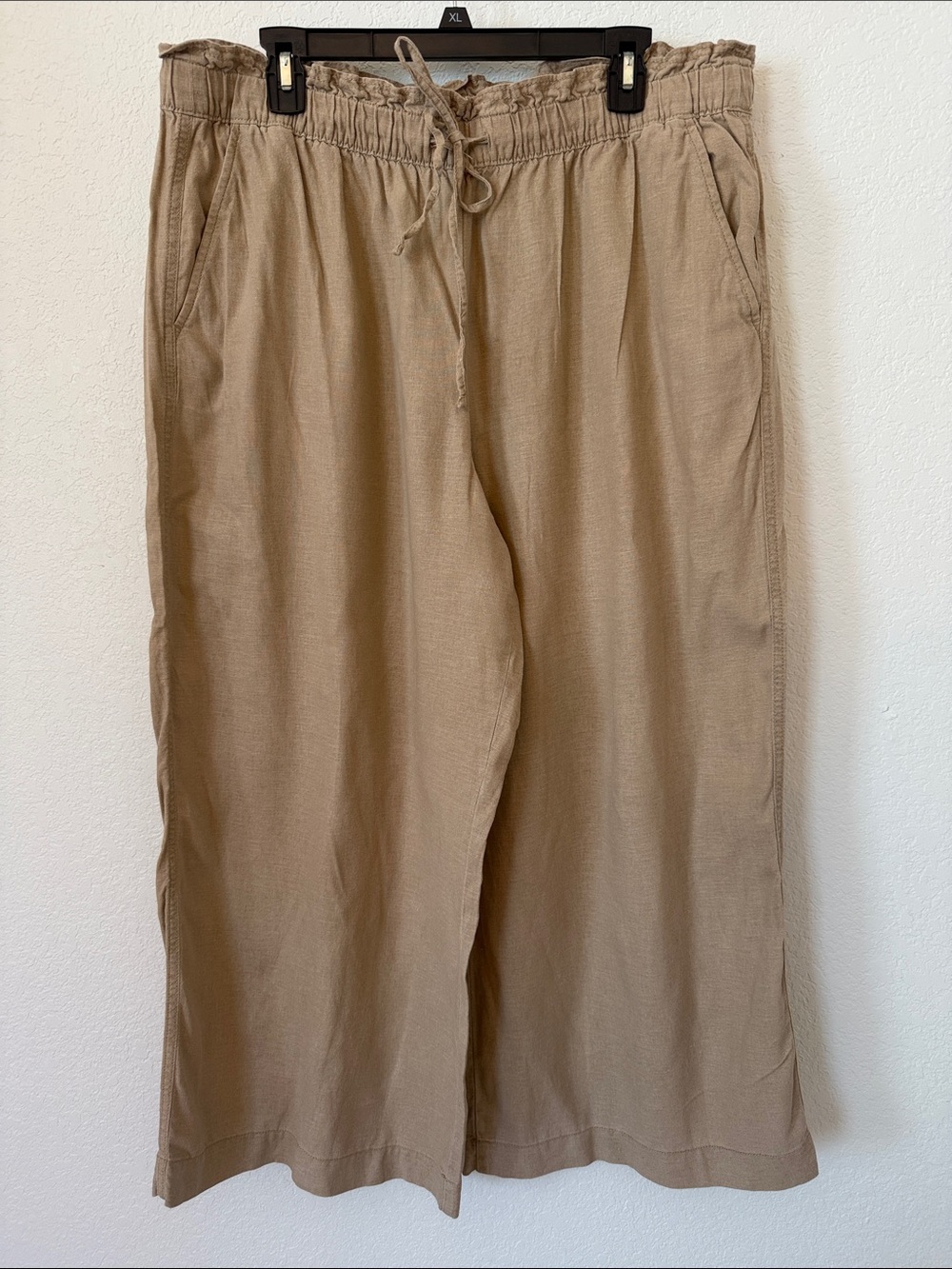 Loft Outlet Wide Leg Linen Pants - Sz XL - EUC